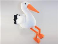 white crane