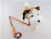 b/o walking dog w. stick