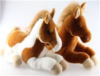 farm lying horse